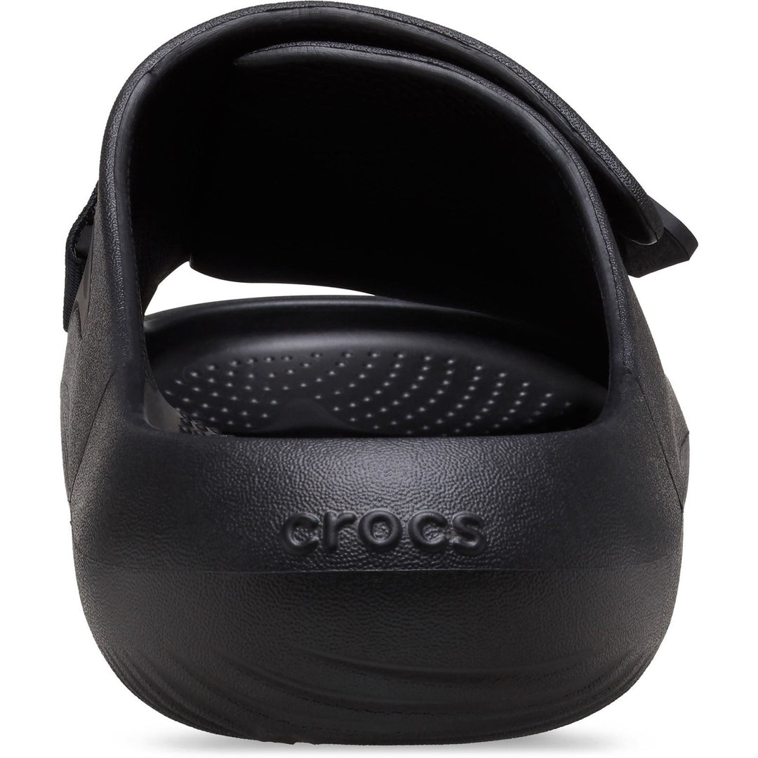 Women's Crocs 209413 Mellow Luxe Slippers in Black - Image 6