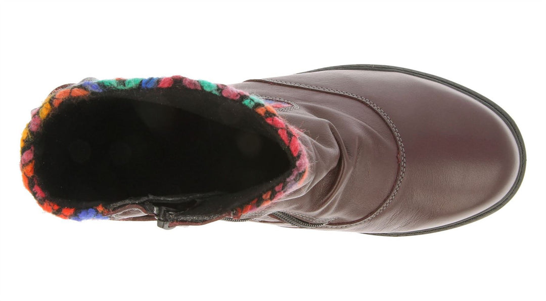 Womens Wide Fit DB Rainbow Boots in Black / Pattern - Image 10
