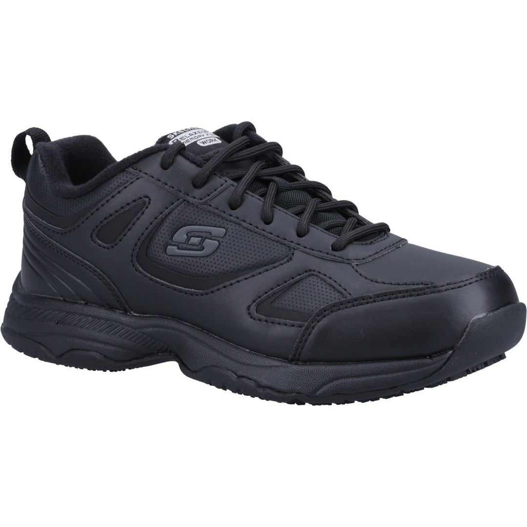 Women's Wide Fit Skechers 77200EC Work RF Dighton Bricelyn SR Safety Trainers in Black - Image 3