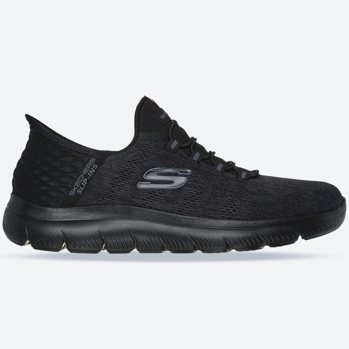 Men's Wide Fit Skechers 232469 Slip-ins Summits Key Pace Trainers in Black - Image 1