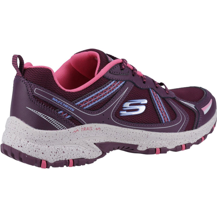 Women's Wide Fit Skechers 149820 Hillcrest Vast Adventure Trainers in Plum - Image 1