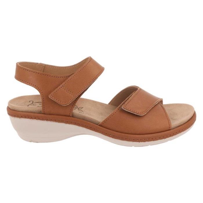 Women's Wide Fit DB Saxifrage Sandals in Black Leather - Image 9