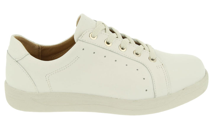 Womens Wide Fit DB Sinead Shoes in Black Leather - Image 1