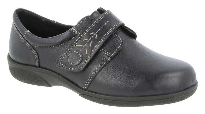 Womens Wide Fit DB Rory Shoes in Black - Image 1