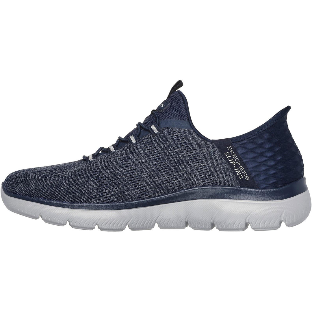 Men's Wide Fit Skechers 232469 Slip-ins Summits Key Pace Trainers in Black - Image 8
