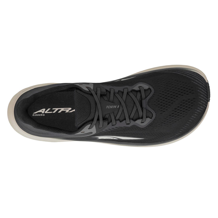 Men's Wide Fit Altra Torin 8 Trail Running Trainers in Black/White - Image 1