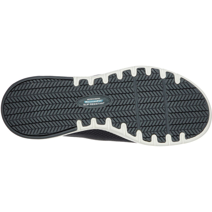 Women's Wide Fit Skechers 77281EC Marsing Waiola SR Safety Trainers - Charcoal in Charcoal - Image 1