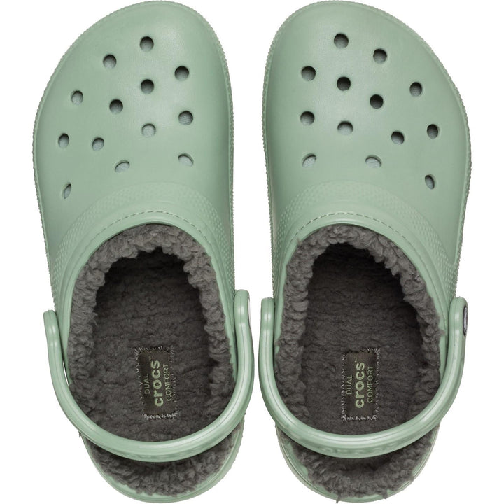 Men's Crocs 203591 Classic Lined Clog Sandals in Moss/Multi - Image 1