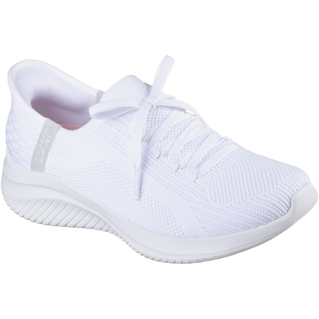 Women's Wide Fit Skechers Slip-ins 149710 Ultra Flex 3.0 Brilliant Trainer in Black - Image 8