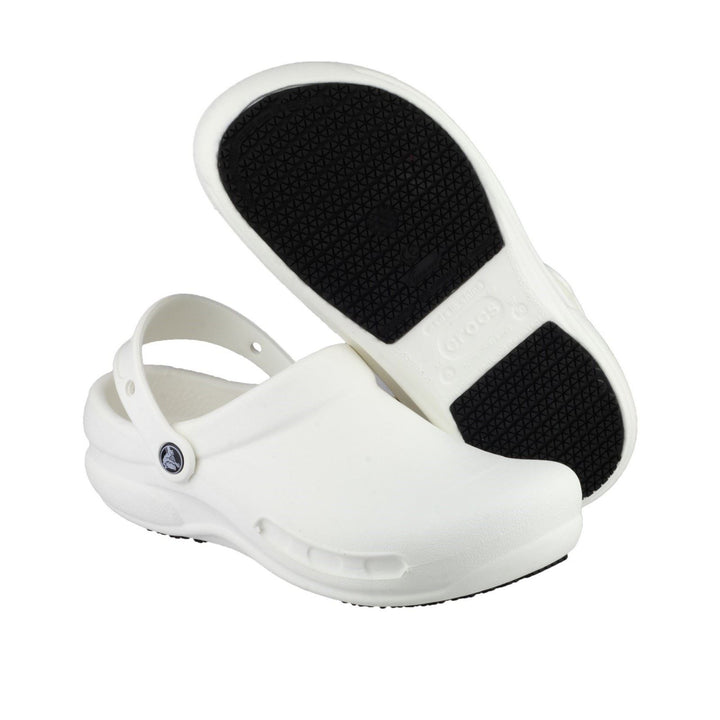 Men's Crocs 10075 Bistro Work Clog Sandals in Black - Image 1