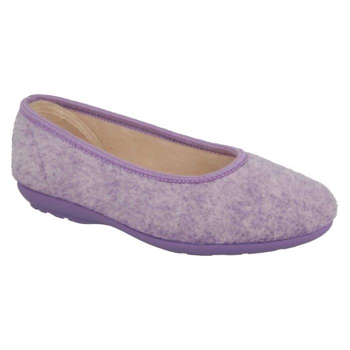 Women's Wide Fit DB Luella Pump Slippers in Mint Green Felt - Image 1