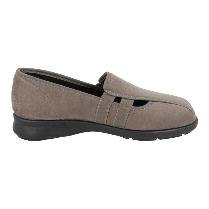 Women's Wide Fit DB Cat Shoes in Black Stretch Suedette - Image 9