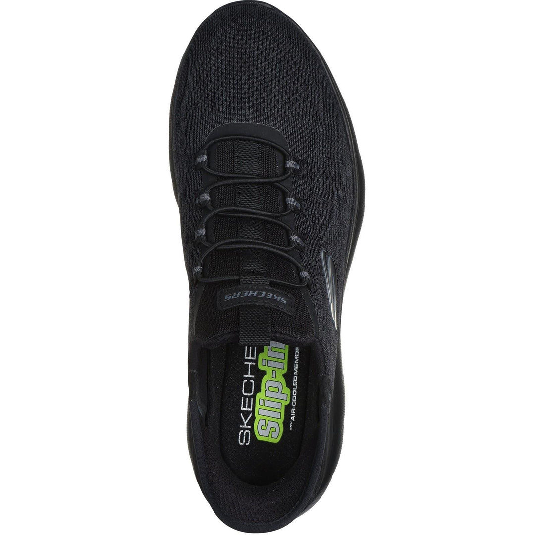 Men's Wide Fit Skechers 232469 Slip-ins Summits Key Pace Trainers in Black - Image 5