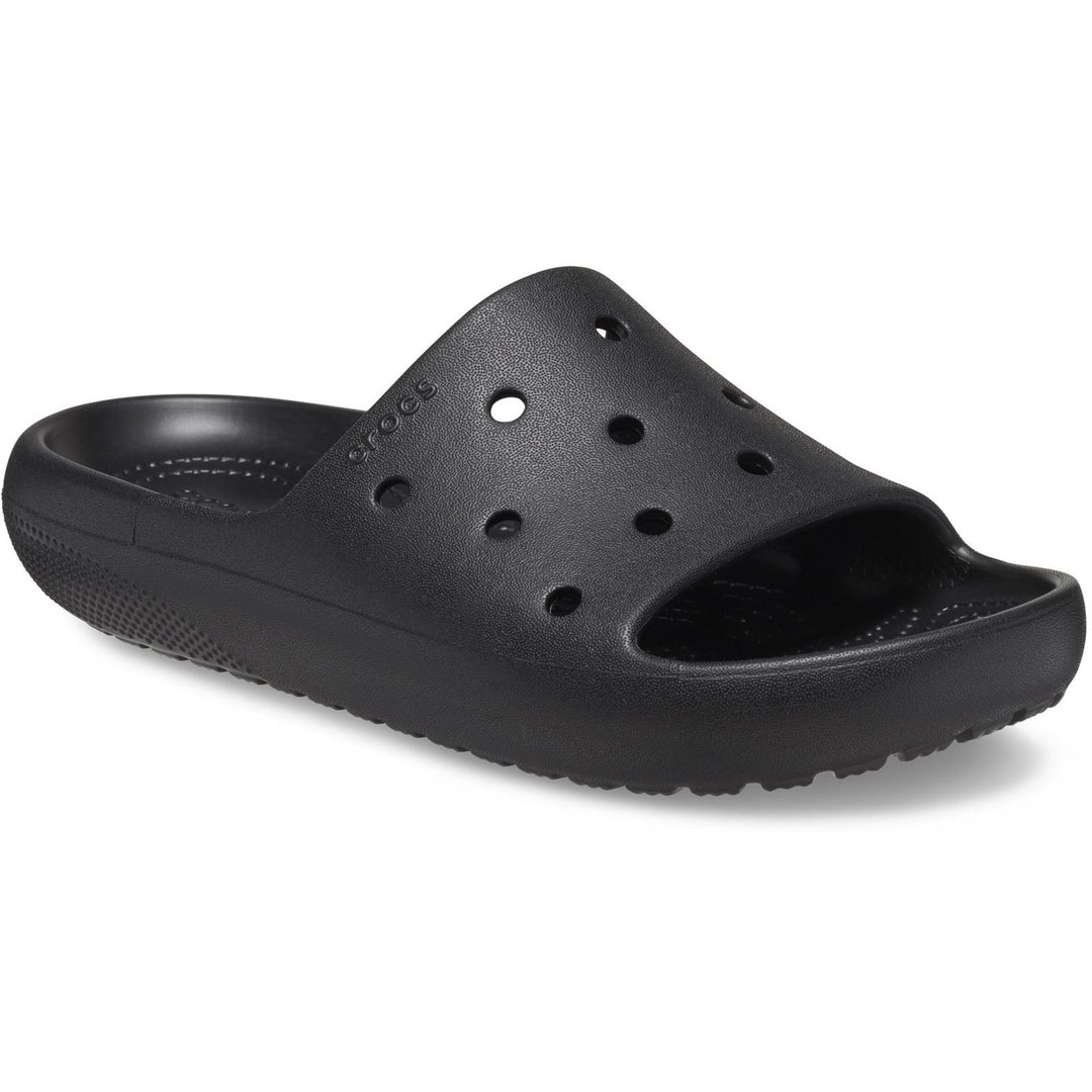 Men's Crocs 209401 Classic Slipper in Black - Image 3