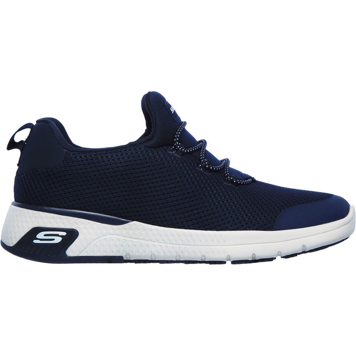 Women's Wide Fit Skechers 77281EC Marsing Waiola SR Safety Trainers in Navy - Image 1