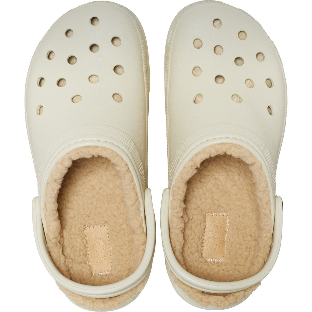 Women's Crocs 207938 Classic Platform Lined Clog Sandals in Black - Image 15