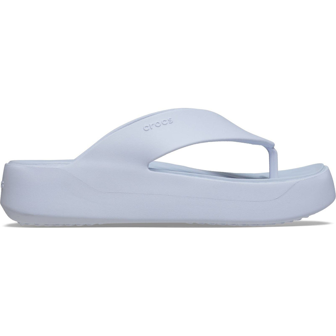 Women's Crocs 209410 Getaway Platform Flip Slippers in Black - Image 37