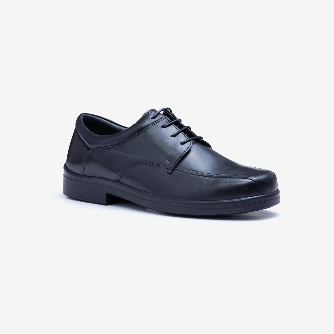 Mens Wide Fit Tredd Well Holmes Lace Shoes - Black in Black - Image 4