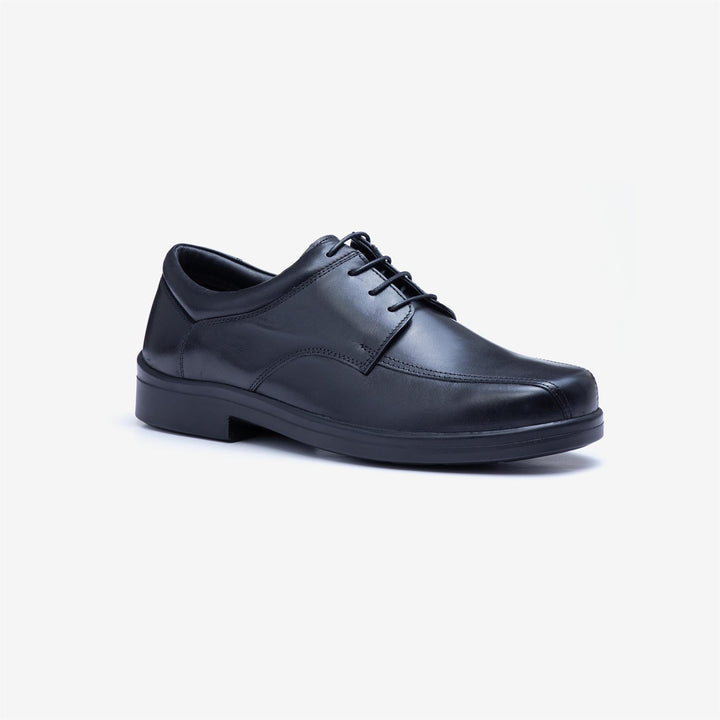 Mens Wide Fit Tredd Well Holmes Lace Shoes - Black in Black - Image 1