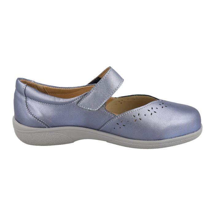 Women's Wide Fit DB Monkey Shoes in Sky Blue - Image 4