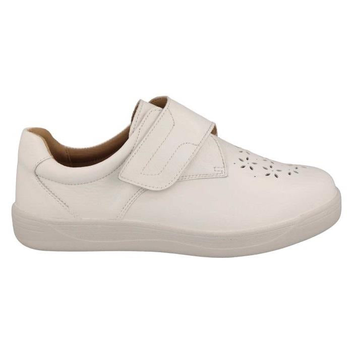 Women's Wide Fit DB Jocelyn Shoes in Navy Leather - Image 8