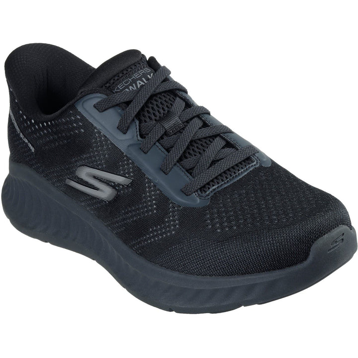 Men's Wide Fit Skechers 216375 Slip-ins Go Walk Now Payton Trainers in Black - Image 1