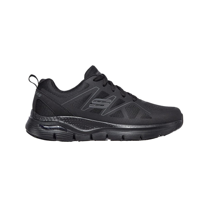 Men's Wide Fit Skechers 200025EC Arch Fit SR Axtell Trainers in Black - Image 1