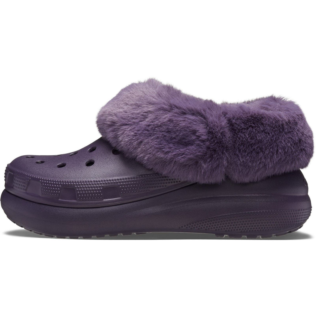 Women's Crocs 208446 Furever Crush Clog in Bone - Image 16