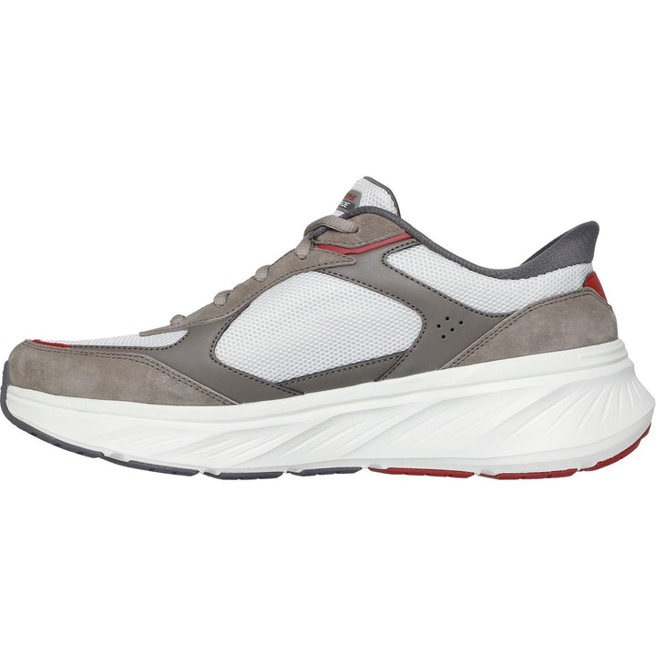 Mens Relaxed Fit Skechers 232947 Slip-ins Edgeride Erlon Trainers in Brown/Multi - Image 1