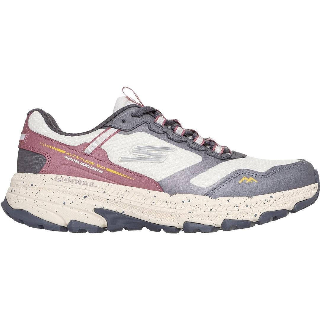 Women's Wide Fit Skechers 129525 Gorun Trail Altitude 2.0 Ravine Trainers in Navy/Aqua - Image 8