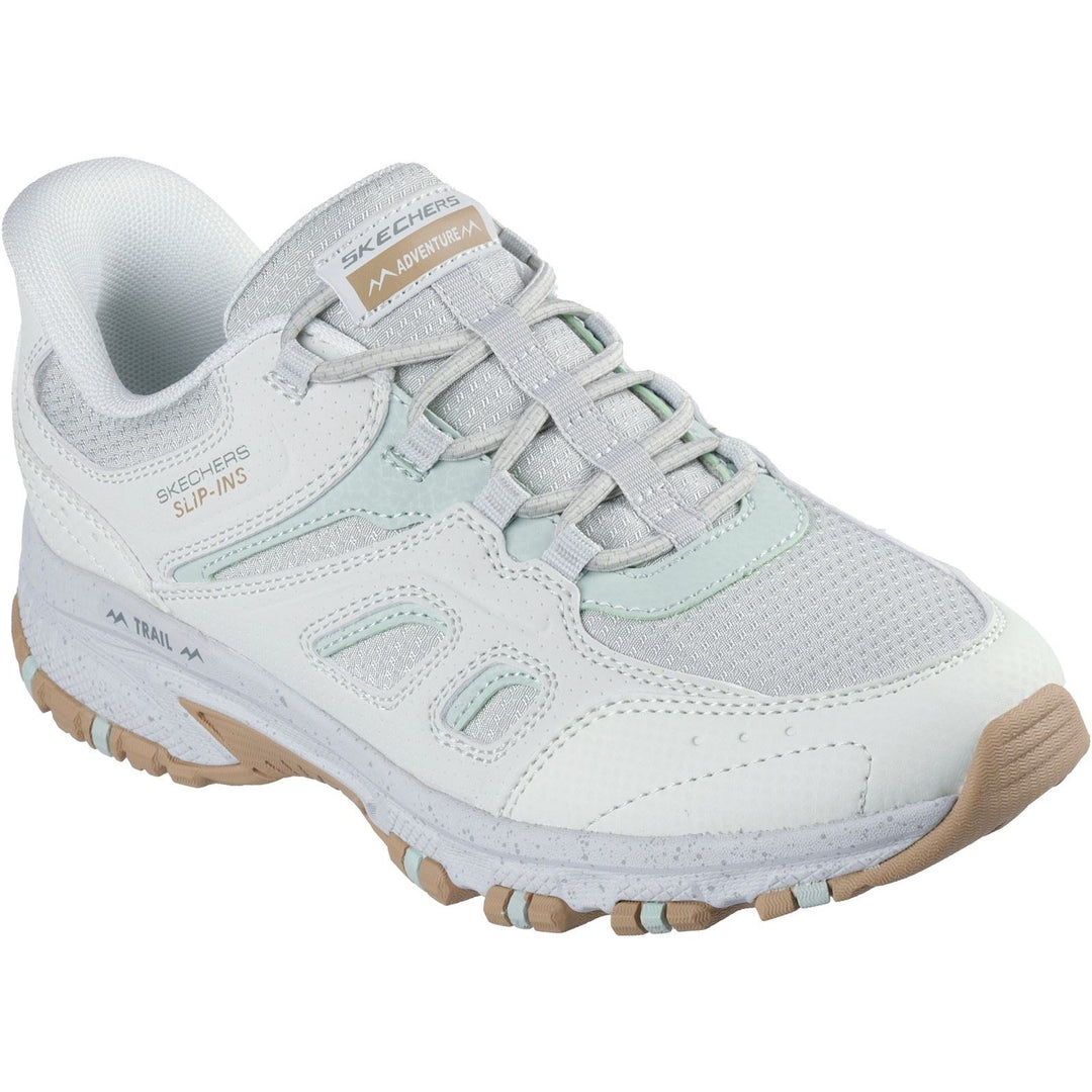 Women's Wide Fit Skechers 180025 Slip-ins Hillcrest Kamalino Trainers in Light Grey - Image 3