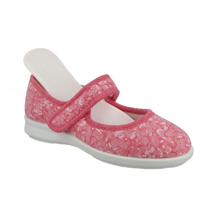 Women's Wide Fit Db Pelican Canvas Shoes in Pink Canvas - Image 5