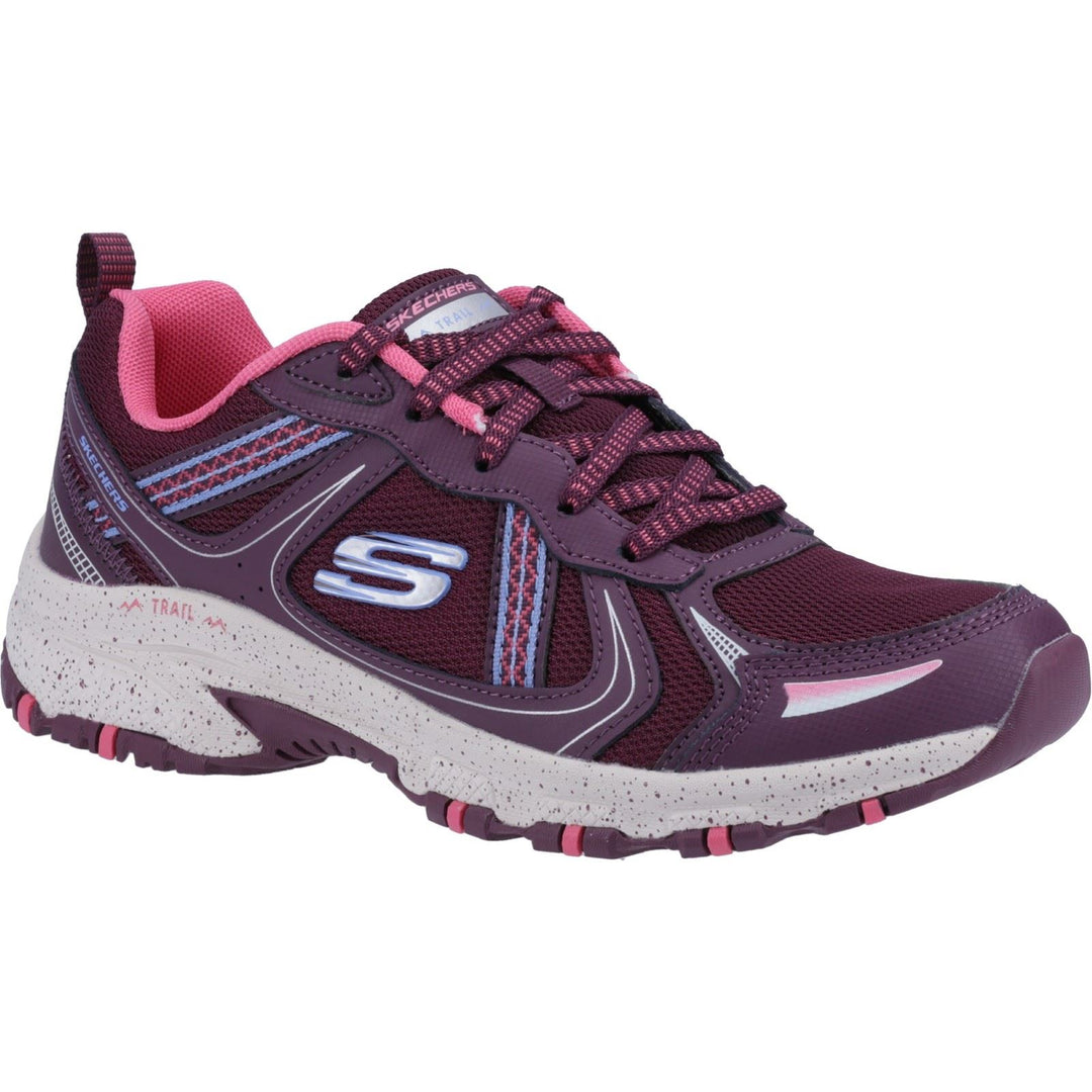 Women's Wide Fit Skechers 149820 Hillcrest Vast Adventure Trainers in Plum - Image 3