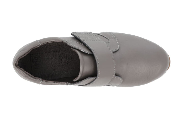 Women's Wide Fit DB Rail Shoes in Black Stretch Leather - Image 1