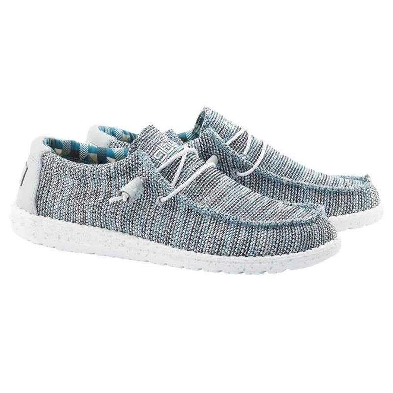 Men's Heydude Classic Wally Sox Shoes in Ice Grey - Image 3