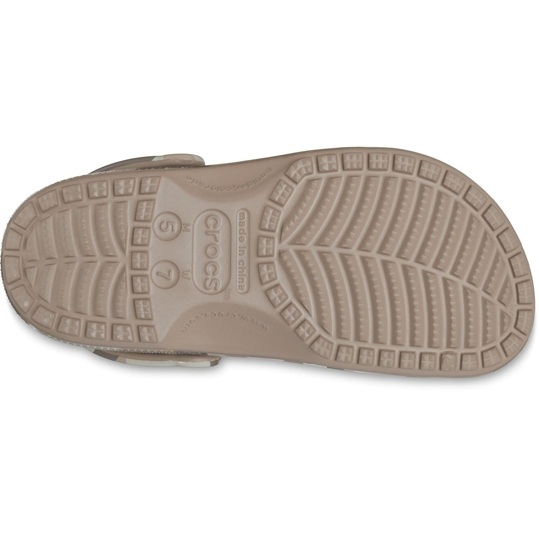 Men's Crocs 206454 Seasonal Camo Sandals in Mushroom/Multi - Image 8