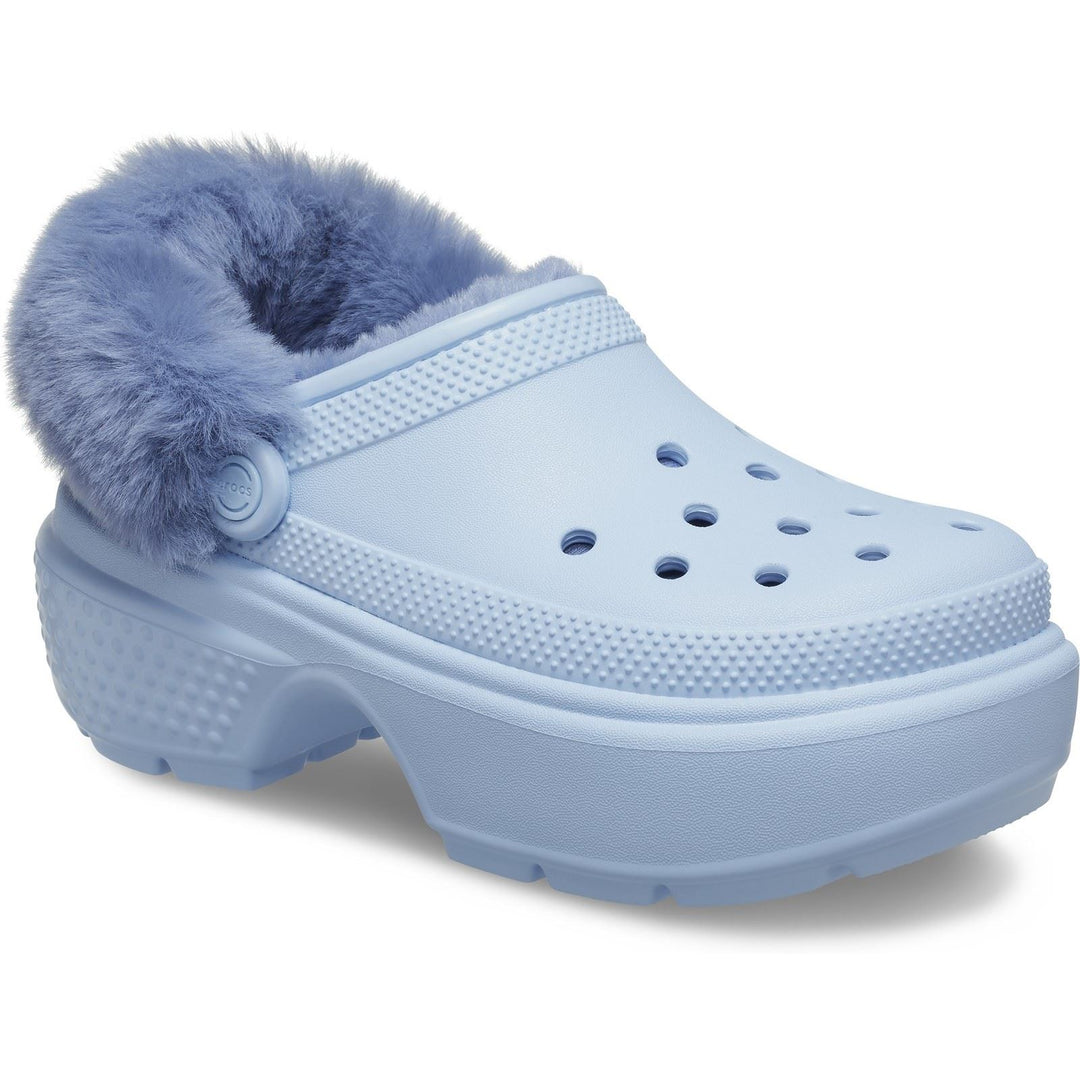 Women's Crocs 208546 Stomp Lined Clog in Black - Image 9