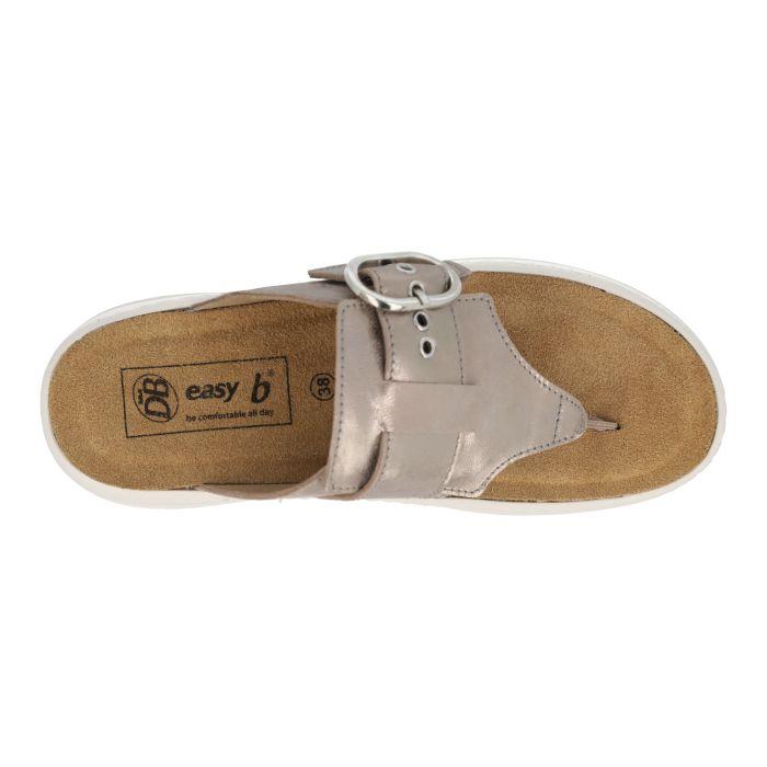 Women's Wide Fit DB Light Sandals in Mottled Taupe - Image 5