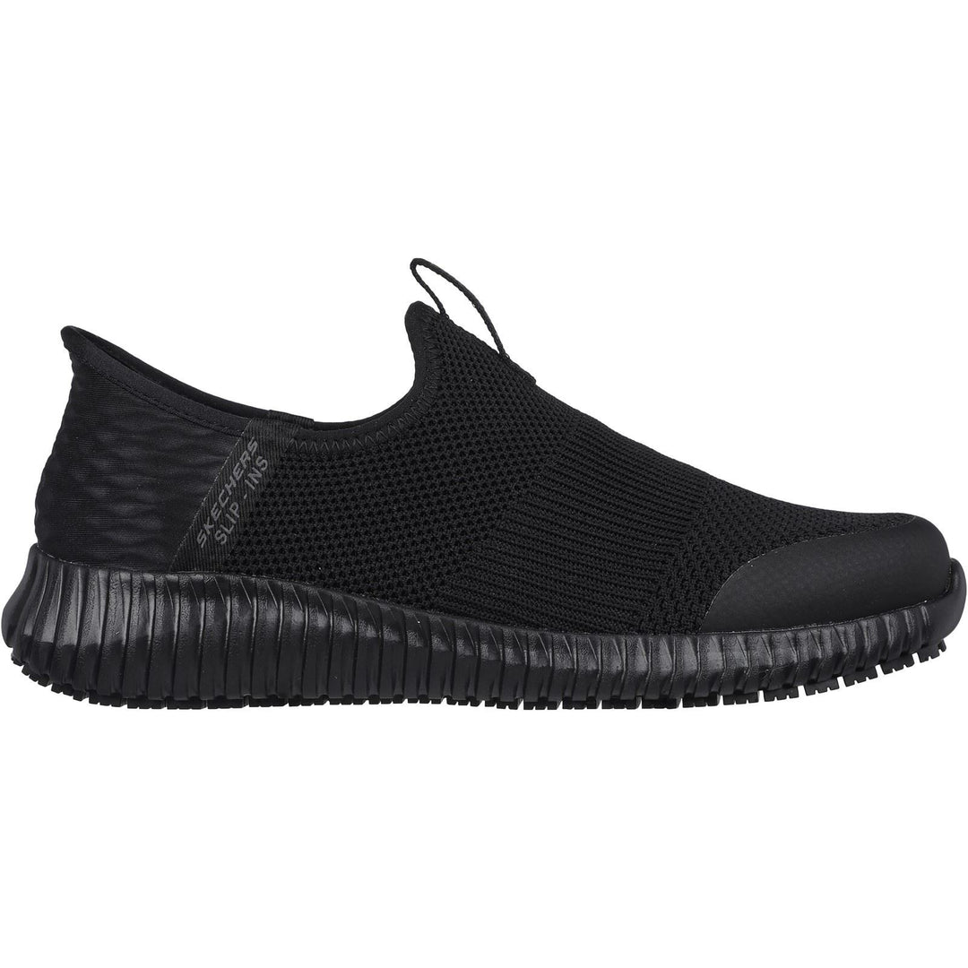 Women's Wide Fit Skechers 108127EC Cessnock Gwynedd Work Trainers in Black - Image 2