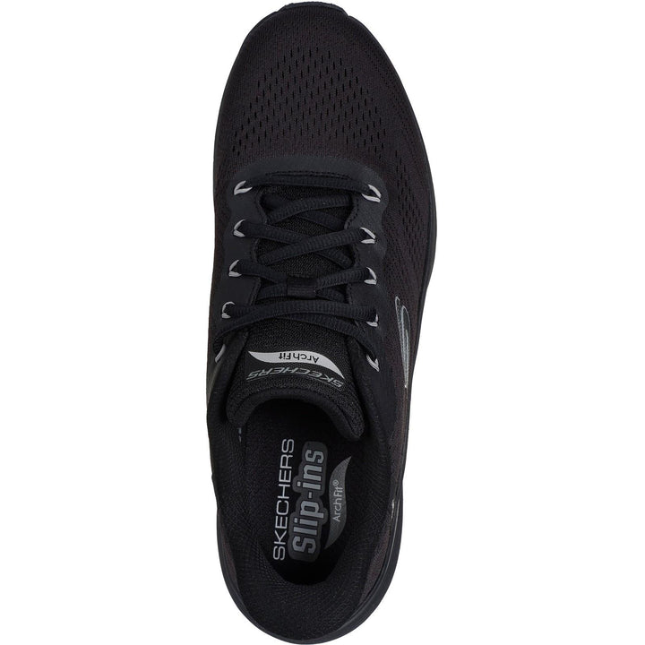Men's Wide Fit Skechers 232712 Slip-ins Arch Fit 2.0 Lestur Trainers in Black - Image 1