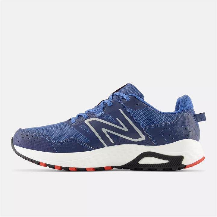 Mens Wide Fit New Balance MT410CM8 Running Trainers in Blue/White - Image 1