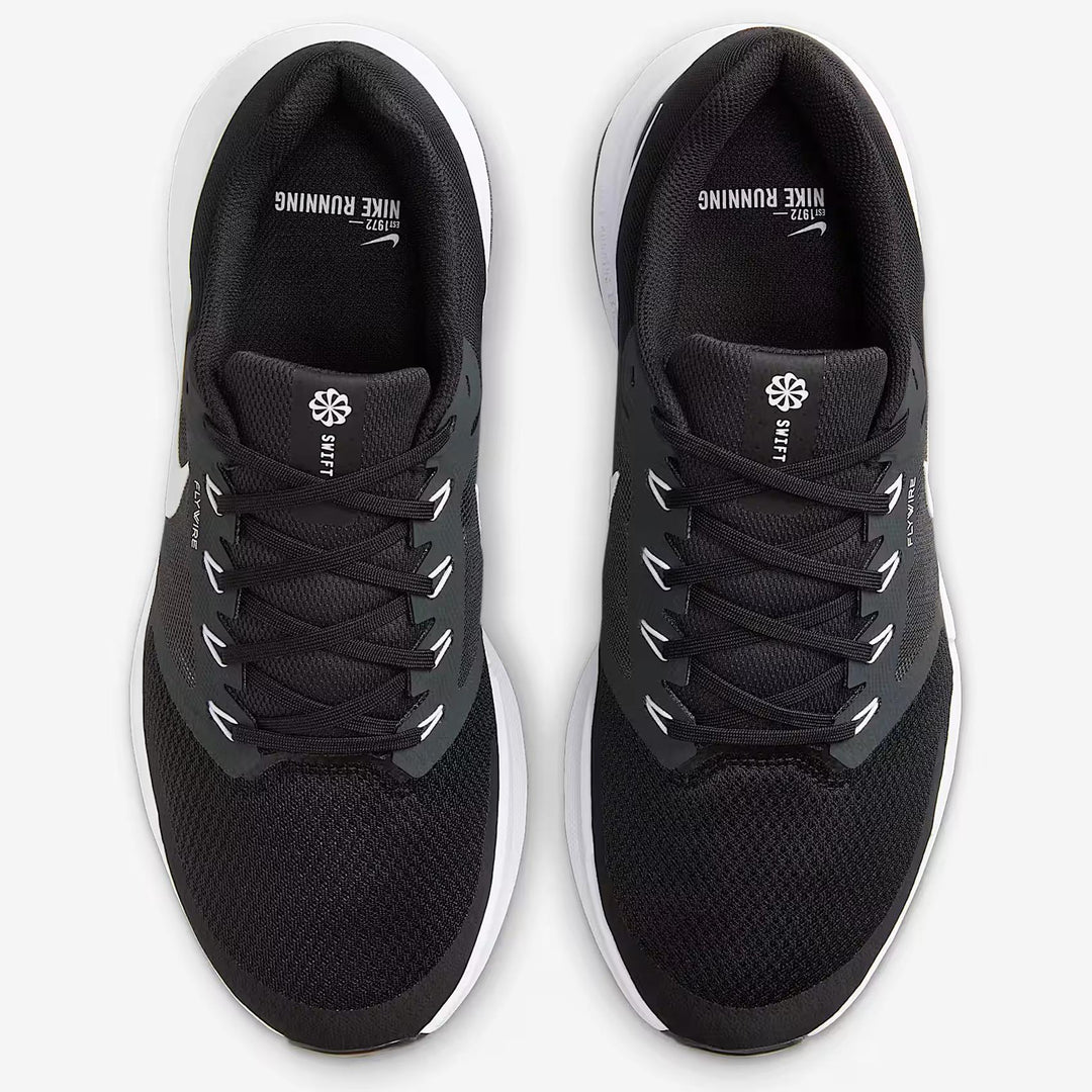Men's Wide Fit Nike FZ9666-001 Run Swift 3 Running Trainers in Black/Dark Smoke Grey - Image 5