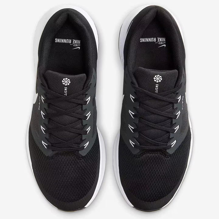 Men's Wide Fit Nike FZ9666-001 Run Swift 3 Running Trainers in Black/Dark Smoke Grey - Image 1