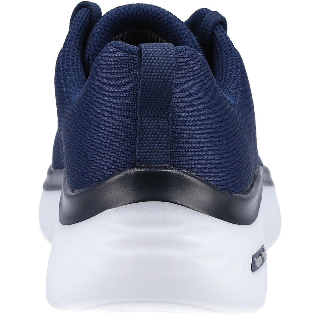 Women's Wide Fit Skechers 124578 Go Walk Hyper Burst Trainers in Navy - Image 5