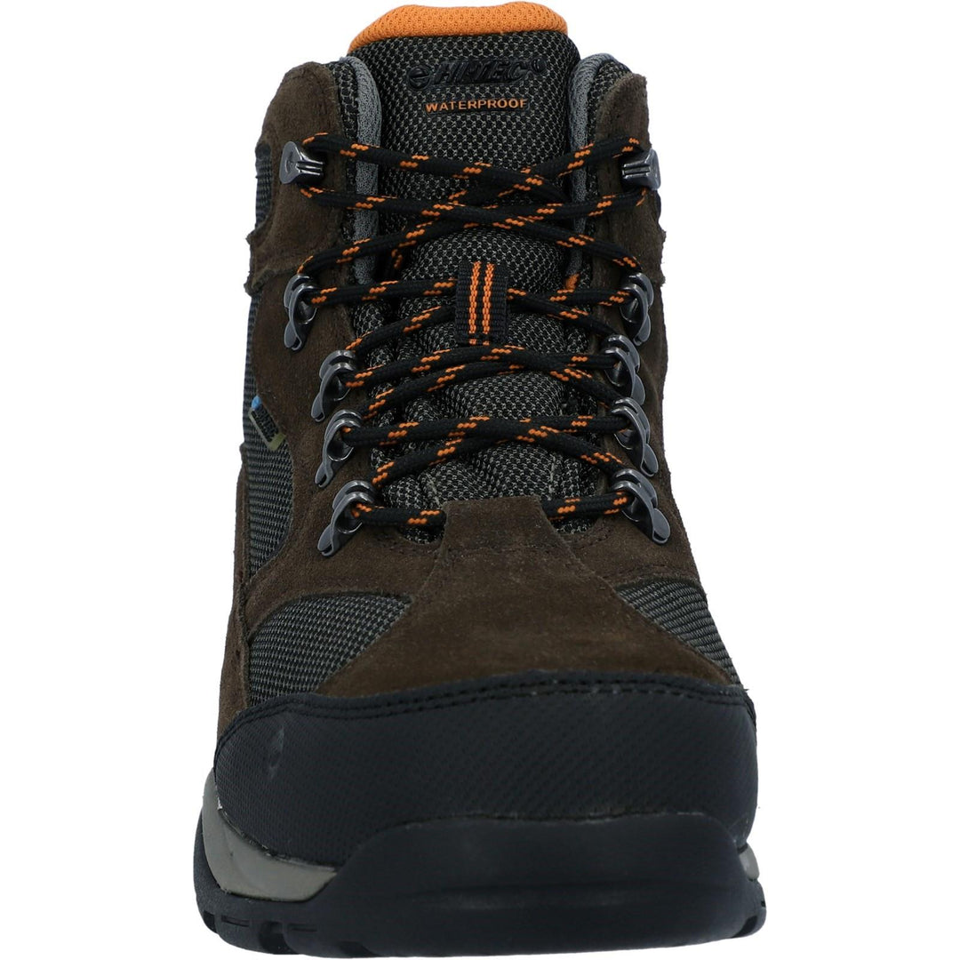 Men's Wide Fit Hi-Tec Storm Hiking Boots in Charcoal/Grey - Image 12