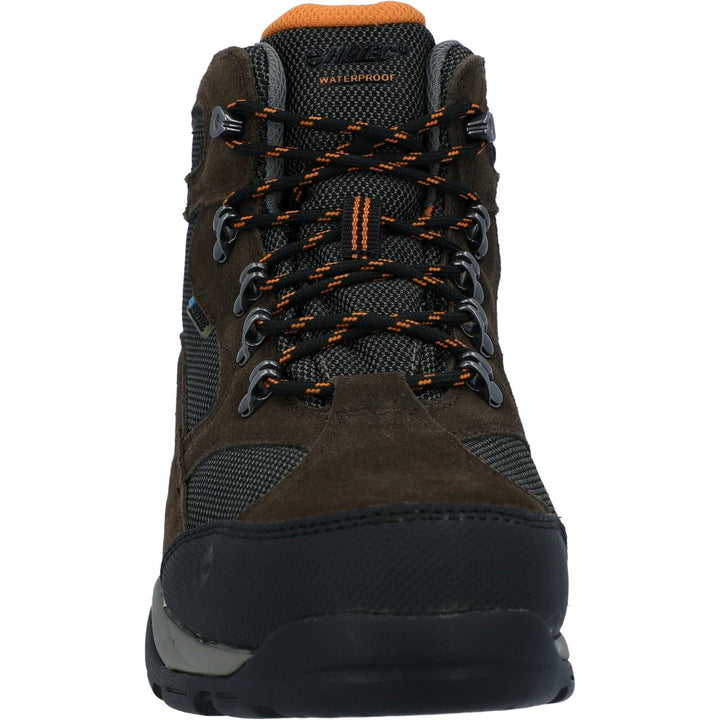 Men's Wide Fit Hi-Tec Storm Hiking Boots in Charcoal/Grey - Image 1