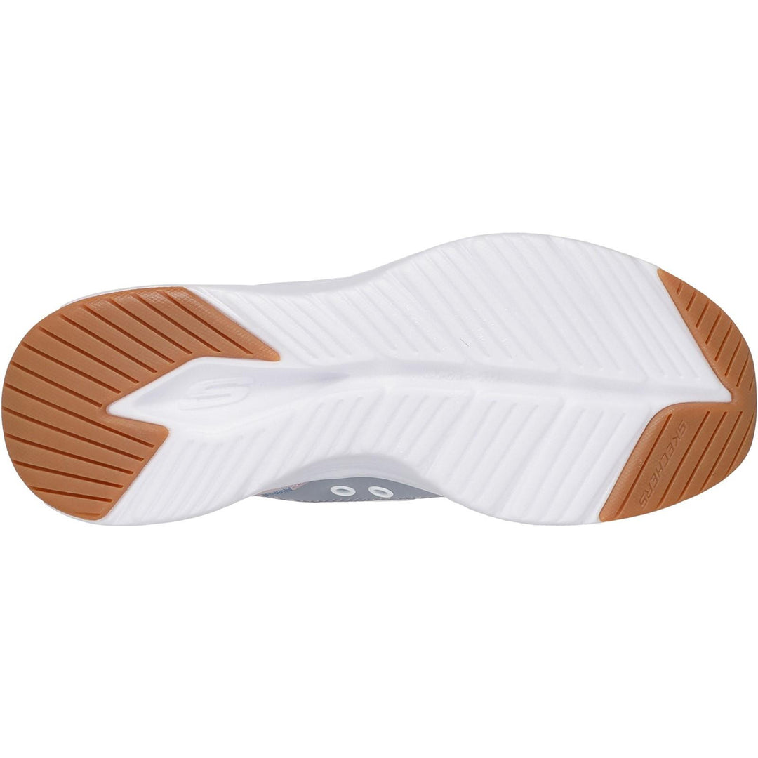 Women's Wide Fit Skechers 150404 Slip-ins Contour Foam Cozy Fit Trainers in White/Lavender - Image 6