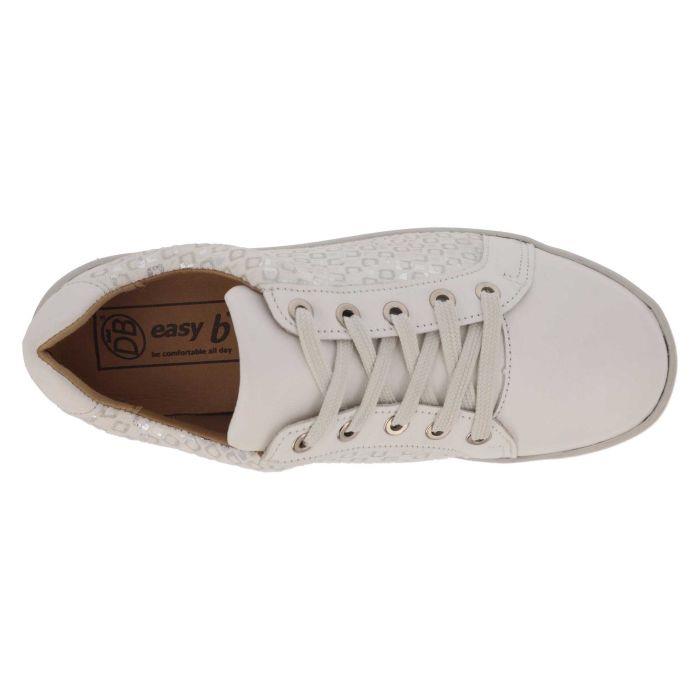 Women's Wide Fit DB Campion Shoes in Navy Leather / Textile - Image 10