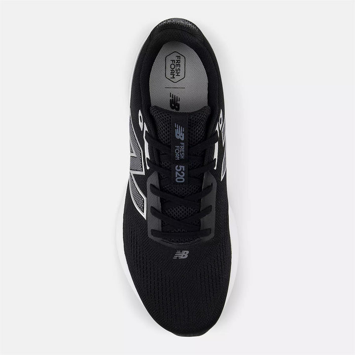 Men's Wide Fit New Balance M520LK9 Running Trainers - Fresh Foam in Black/White - Image 1