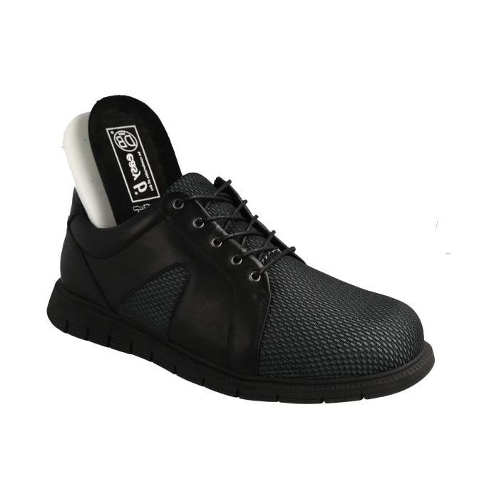 Men's Wide Fit DB Phil Shoes with Style in Black - Image 5